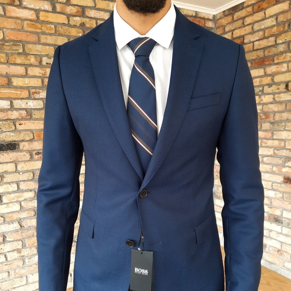 Hugo Boss Other - New Hugo Boss Wool Nobis 5 Italian Motif Blazer